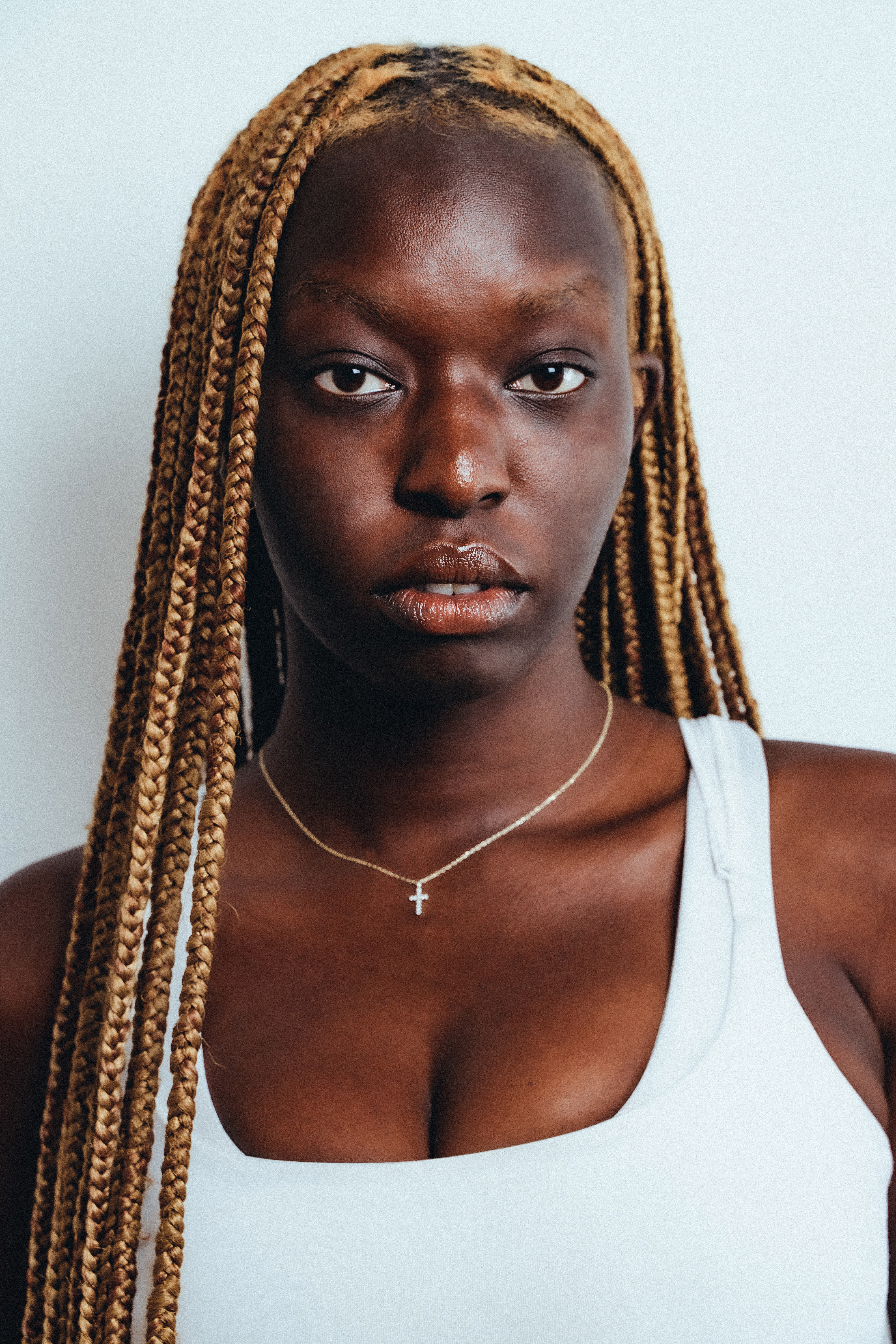 front on image of navera ari looking down the barrel of the camera